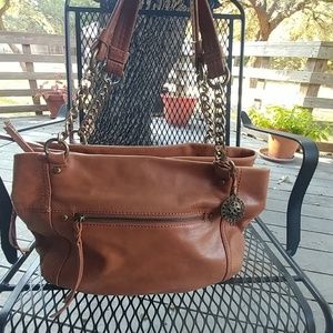The Sak tan leather handbag
